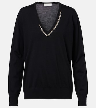 Embellished wool sweater | Dries Van Noten