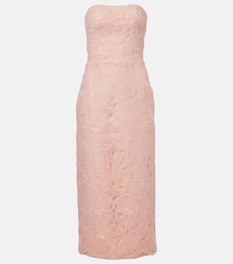 Bustier-Robe Jillie aus Organza | Costarellos