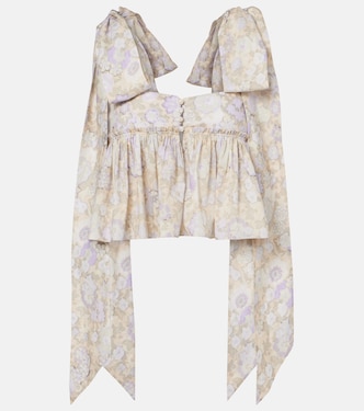Bedrucktes Top aus Baumwolle | Chloé