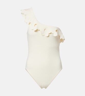 Faye one-shoulder swimsuit | Karla Colletto