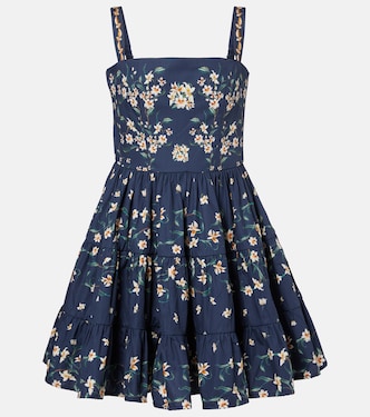 Robe Lima en coton à fleurs | Agua by Agua Bendita