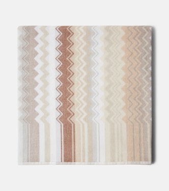Giacomo Zigzag cotton terry bath sheet | Missoni