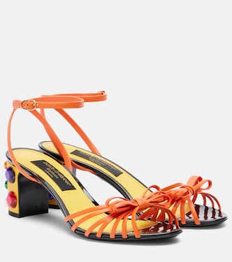 Sandales Keira en cuir à ornements | Dolce&Gabbana