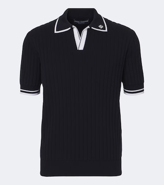 Embroidered cotton polo shirt | Dolce&Gabbana
