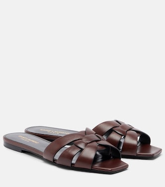 Tribute leather sandals | Saint Laurent