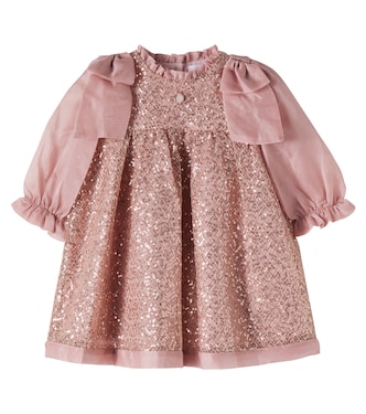 Bébé – Robe à sequins et nœud | Patachou