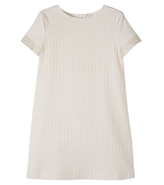 Greca cotton dress | Versace Kids