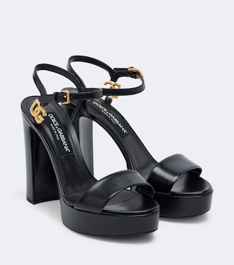 Sandali platform DG in pelle | Dolce&Gabbana