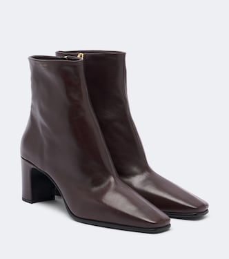 Leather ankle boots | Prada
