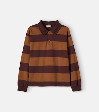 Tauro striped cotton jersey polo shirt | Cozmo