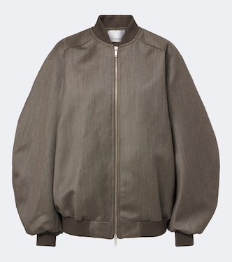 Elinor oversized wool bomber jacket | The Frankie Shop