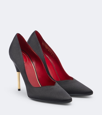 Pumps Enigme aus Satin | Valentino Garavani