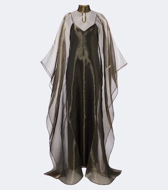 Sphinx draped organza kaftan | Taller Marmo