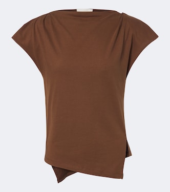 Sebani asymmetric cotton top | Isabel Marant