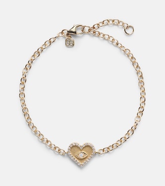 14kt gold bracelet with diamonds | Sydney Evan