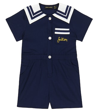 Cotton playsuit | Mini Rodini