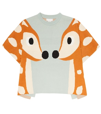 Jacquard cotton and wool top | Stella McCartney Kids
