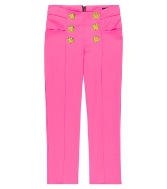 Pantalon en laine vierge | Balmain Kids