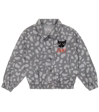 Veste Chat en jean | Jellymallow