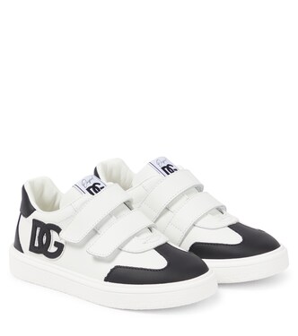 DG leather sneakers | Dolce&Gabbana Kids