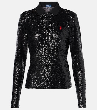 Sequined polo shirt | Polo Ralph Lauren