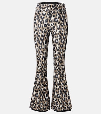 Elancia leopard-print ski pants | Fusalp