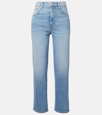 London cropped high-rise straight jeans | Slvrlake