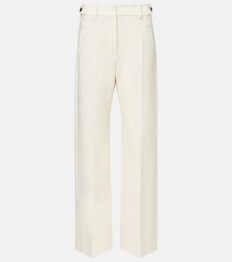 Pantalones anchos de tiro alto  | Brunello Cucinelli