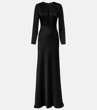 Robe longue Bird en satin | Max Mara