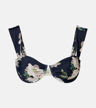 Liz floral bikini top | Montce