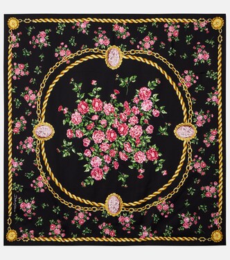 Floral silk scarf | Dolce&Gabbana