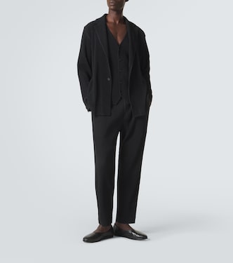 Basics pleated vest in black - Homme Plisse Issey Miyake | Mytheresa
