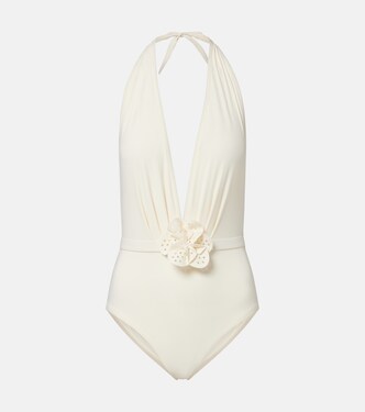 Rosetta halterneck swimsuit | Karla Colletto