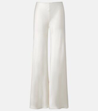 Satin wide-leg pants | Norma Kamali