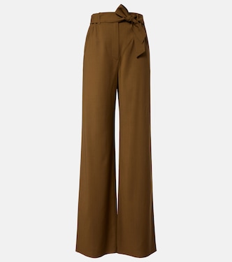 Pantalon ample en laine | Max Mara