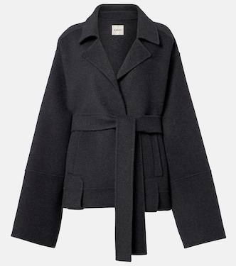 Alder belted wool jacket | Khaite
