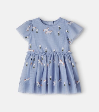 Baby printed tulle dress | Stella McCartney Kids