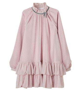 Vestido con lunares escalonado | Monnalisa