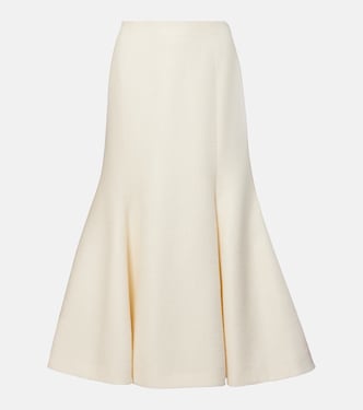Patterson silk and wool midi skirt | Gabriela Hearst