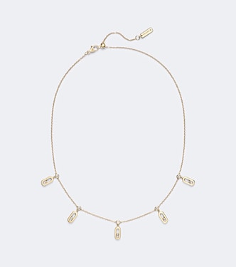 Move Uno 18kt gold choker with diamonds | Messika