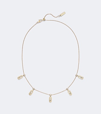 Move Uno 18kt gold choker with diamonds | Messika