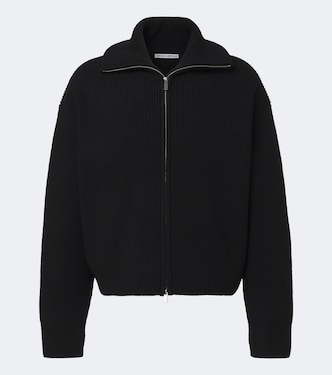 Ribbed-knit wool zip-up sweater | Studio Nicholson