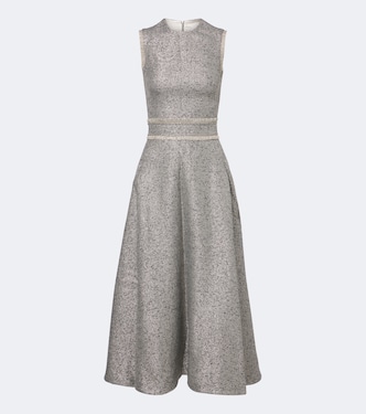 Ornette tweed midi dress | Safiyaa