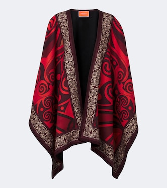 Alchemy printed wool shawl | La DoubleJ