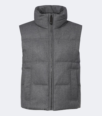 The Cube cashmere-blend down vest | Max Mara