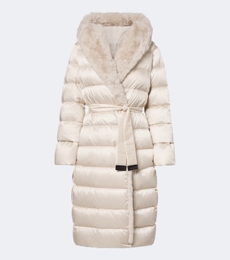 Wattierter Mantel mit Teddyfleece | Max Mara
