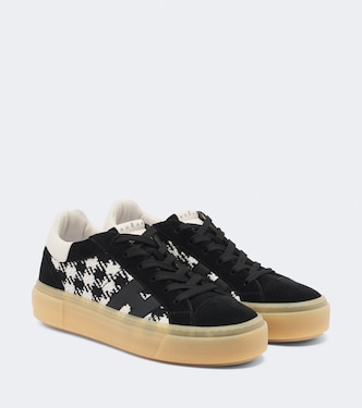 Hogan Crosswind suede-trimmed sneakers | Hogan