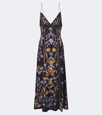 Golden Nature floral midi dress | Farm Rio