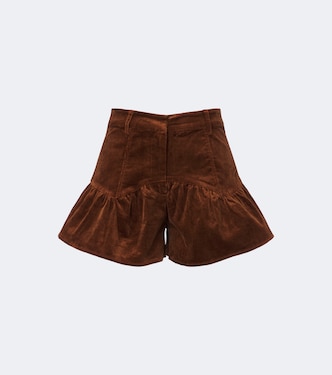 Cord-Shorts aus einem Baumwollgemisch | Ganni