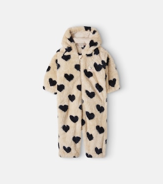 Baby Cozy printed hooded onesie | Konges Sløjd